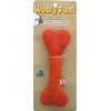 One Pet Planet Wool Dog Toy, 6.5-Inch, Orange