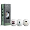 O'RINN GOLF Golf Retirement Gifts for Men and Women - 3 Pack Funny Golf Balls for Dad, Mom, Son, Boss, Coworker and Employee with 3 Messages | Retired Men and Womens Golf Balls | Funny Golf Gifts
