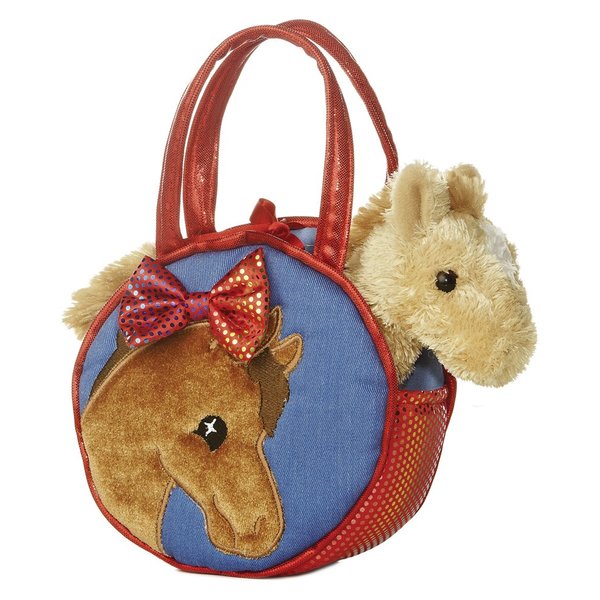 Aurora® Fashionable Fancy Pals™ Pretty Pony Stuffed Animal - On-The-go Companions - Stylish Accessories - Multicolor 7 Inches