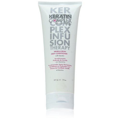 Vanilla Bean Deep Conditioner by Keratin Complex, 7oz – Vanilla Infused, Deep Conditioner, Hydrating, Smoothing, Softening, Restores Moisture and Shine, Color-Safe – For All Hair Types