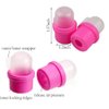 Tvoip 10 PCS Nail Soaker Cap for Acrylic Nail Remover, Gel Polish Nail Off Remover Cleaner Wrap Clip Cap Tool