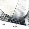 Self Adhesive Real Glass Silver Mirrors Mosaic Tiles Sticker for Craft Square Glass Tiles,2400pcsMirrors 5mm by 5mm