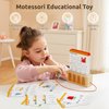 TOP BRIGHT Flash Cards for Toddlers - 40 Double Sides Flashcards, Colors & Shapes Flash Cards, Logic Key Montessori Toys, Preschool Learning Activities for 2 3 4 Years Old Preschool Kids