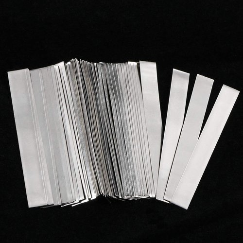 SHONAN Pure Nickel Strip 99.6% Nickel, 2 Inches Nickel Strips, 0.15x6x50mm Soldering Tabs for High Capacity 18650 Lithium Battery Pack, Li-Po, NiMh and NiCd Battery Pack and Spot Welding, 50 Pcs