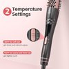 Thermal Brush, MOCEMTRY 1.5" Curling Brush Heated Round Brush with Detachable Brush Head, Double PTC Tourmaline Hot Round Brush, Dual Voltage for Travel