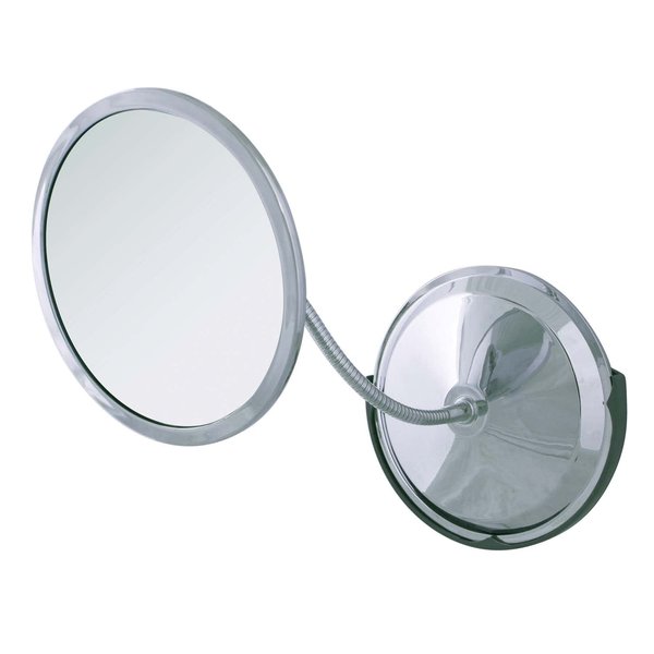 Double Vision™ Gooseneck Vanity/Wall Mount Mirror 5X/10X Magnification, Made in the USA