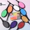 SPRINGSUGAR Blue Temporary Hair Chalk Comb, Washable Hair Color Dye for Girls Kids Adults Birthday Halloween Christmas Cosplay Festivals Hair DIY Party