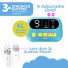 The ‘HappyNose’ Nasal Aspirator with 3X Greater Suction for Newborn Infant Baby Toddler Kids & Adults - Rechargeable Snot Booger Mucus Vacuum Device - Nose Sucker Machine
