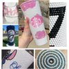 qiipii 3 Boxes 5070PCS Black Resin Flatback Rhinestones for Crafting Pure Black Flatback Jelly Stones 2mm 3mm 4mm 5mm 6mm Non Hotfix Dark Black Gems Diamonds for Nails Tumblers Mugs Bottles DIY Crafts