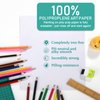 TecUnite 60 Sheets Watercolor Paper Pad Bulk Art White Cold Press Painting Paper for Kids Watercolorist Drawing Student Artist(9 x 12 Inch,Cold Press)