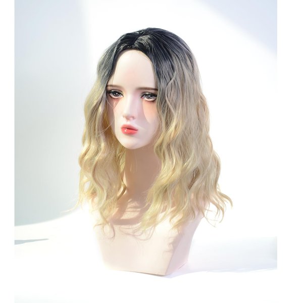 Ombre Lace Front Wig T27/613 Colored Pre Plucked Honey Blonde WigsBody Wave Glueless Wig for Women