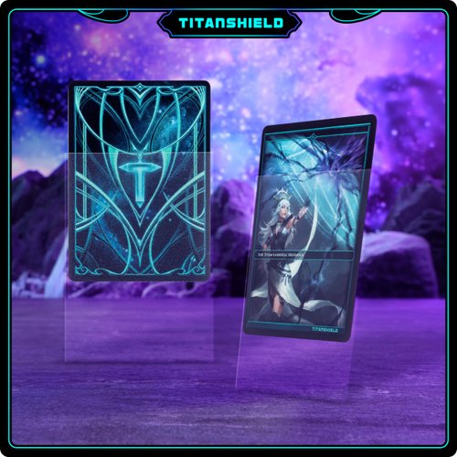 TitanShield Premium Clear Card Sleeves Compatible with Standard Sized Board Games, MTG Magic The Gathering, Pokemon, Lorcana and Trading Cards 2.5" x 3.5" 66x91mm (150 Sleeves)