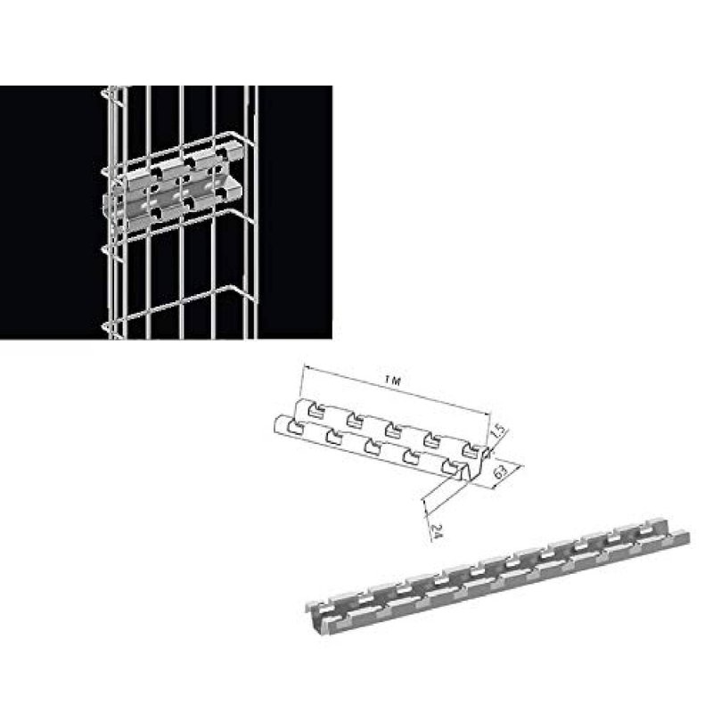 Kable Kontrol Vertical Tray Slotted Holder – Wall Support Brackets ...