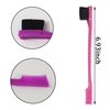 YOOHUA 24PCS Hair Edge Brush, Double Sided Edge Control Hair Comb Eyebrow Brush Smooth Comb Grooming (8Colors)