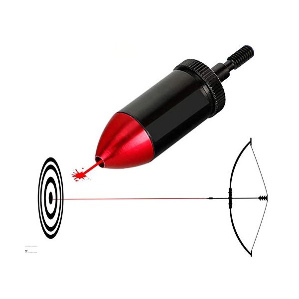 Hygoo Arrow Bore Sight Red Dot Laser Boresighter Archery Crossbow Compound Bow Sight Tool Boresighter Sighting Tool boresight