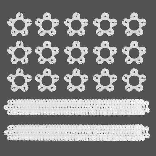 Miliocry Balloon Clips 100 pcs, Balloon Arch Bracket Buckle, Balloon Connectors Clip Holders for Decor Balloon Flowers Arch Column Stand Garland Birthday Wedding Baby Shower Party Decorations