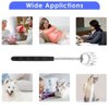 MALENOO 4-Pack Back Scratcher for Women Men Extendable Bear Claw Automatic Telescoping Metal Dog Retractable Sturdy Unique Adjustable Back Scratchers Massager