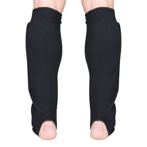 Kickboxing, Muay Thai MMA Martial Arts Shin Guards, Instep Guard Sparring Protective Leg Shin Foam Kick Pads for Kids and Adults (Small)