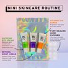 No B.S. (No Bad Stuff) Skincare Minis Kit, Vitamin C & E Serum with Hyaluronic Acid, Retinol Night Cream, Caffeine Eye Cream, Waterproof Acne Patches, 4 Product Trial Size Skin Care, Gluten Free
