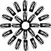 24 Pieces Double Grip Hair Clips Metal Snap Hair Clips Women Hair Barrettes for Hair Making, Salon Supplies (Black, 2 Inch)