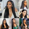 200 Density HD Lace Front Wigs Human Hair 24 Inch 13x4 Straight Lace Frontal Wear and Go Wigs Pre Cut Lace,Glueless Wigs Human Hair Pre Plucked With Baby Hair