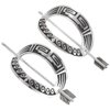 Native American Sterling Silver Hair Stick Barrette 0153