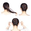 Brown Hair Net 100Pcs,WeKen Individual Package 20 Inches Invisible Elastic Edge Mesh Bun Hair Nets for Food Service, Ballet Bun, Sleeping, Women and Wig