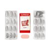 KISS imPRESS No Glue Mani Press On Nails, Premium, Legacy', Gray, Medium Size, Coffin Shape, Includes 30 Nails, Prep Pad, Instructions Sheet, 1 Manicure Stick, 1 Mini File
