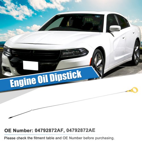 X AUTOHAUX Engine Oil Dipstick for Dodge Challenger 2009-2021 for Dodge Charger 2009-2021 for Chrysler 300 2009-2021 Oil Level Dipstick Replace 04792872AF 04792872AE