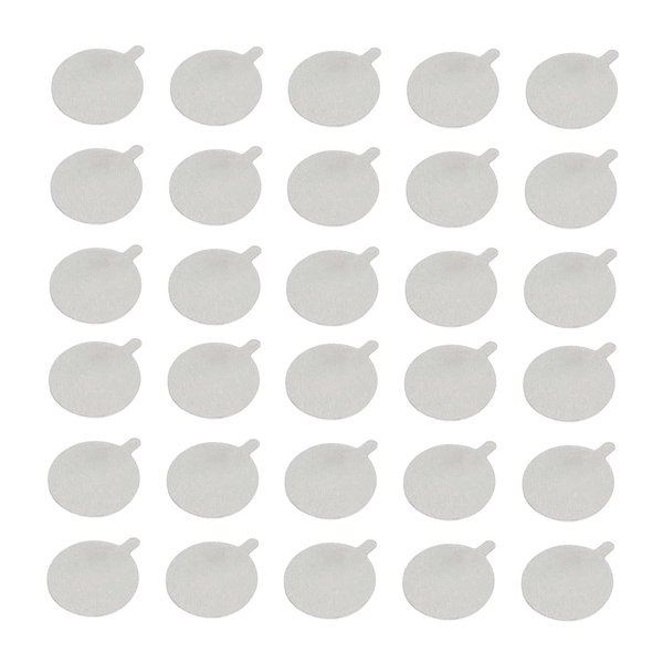 Honbay 600PCS Disposable Eyelash Glue Holder Pallet Sticker Waterproof Foil Eyelash Extension Glue Stickers Pads for Makeup (21mm)