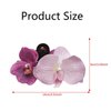 Flower Hair Clips Butterfly Orchid Gradient Pink Purple Claw Clip Sweet and Vivid for Beach, Pools, Daily Life, Weddings, Sorority, Parties, Valentines Day