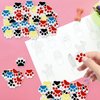 Weecent 48 Pcs Paw Erasers 8 Colors Paw Print Erasers Dog Birthday Party Favors Cat Party Gifts Welcome Back to School Erasers School Supplies for Artists Kids Students