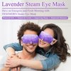 FRSHMORN Eye Mask for Sleeping, 16 Packs Steam Eye Mask Warm Compress for Eyes, Moist Heated Eye Masks for Women Men, Comfortable Sleep Mask for Home Spa, Office, Travel Essentials (Lavender)