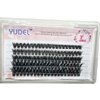 Yudel Lash Clusters Kit, DIY Lash Extension Kit Individual Clusters Lashes Kit Reusable Lash Clusters Eyelash Extension Kit Lengthening Wisps 8-16mm MIX 80D Curl False Eyelashes