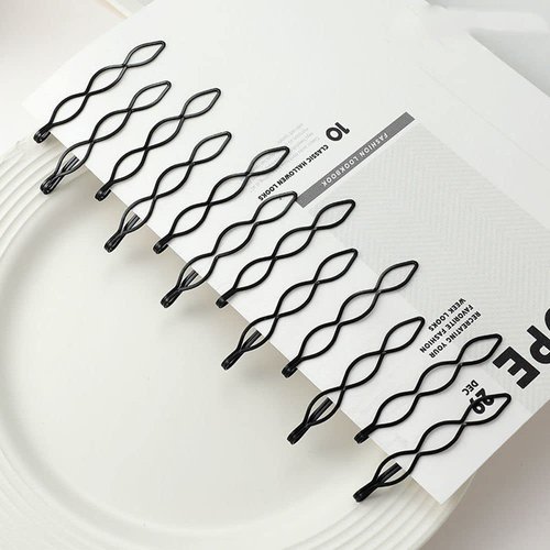 12Pcs Black Vintage Hair Pins Mini Bobby Pins Fashion BB Clip Invisible Bangs Clip Small Bobby Pins for Women and Girls Decorative Wedding Dainty Hair Pins Hair Accessories