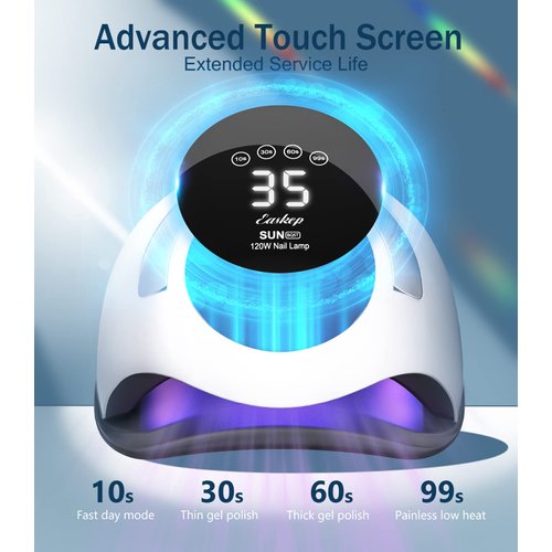 UV Light for Nails Easkep 120W - UV Nail Lamp Nail Dryer UV Lamp for Gel Nails UV LED Nail Lamp Curing Lamp Faster Professional for Home and Salon