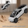 Cybertruck Diecast Metal Toy Trucks with Lights and Sounds, 1/32 RV Campground Vehicles Toys for Boys Girl Women Adult, Ages 3 and Up (Silver)