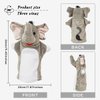 Yolococa Hand Puppets Animal Hand Party Toy for Kids, Soft Plush Puppet, 5 Pack