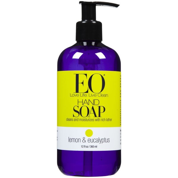 EO Products Liquid Hand Soap - Lemon & Eucalyptus - 12 oz