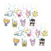 16Set Kawaii Hanging Swirls，Cute Birthday Party Decorations,Kawaii Anime Party Supplies