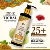 The Indie Earth Indie Tribal (Adivasi) Hair Shampoo Infused with 25+ powerful ingredients, Deep Cleanses Strengthens & Fortifies Hair Naturally Based on Hakki Pikki Tribe’s Hair Care Formulation