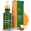 Tree of Life Vitamin C Skin Care Set, Skin Brightening Face Oil for Dark and Age Spots, Facial Serums for Dry and Sensitive Skin with Hyaluronic Acid and Vitamin E for Soft Smooth Skin, 1 Fl Oz