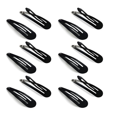 Snap Hair Clips, Hair Clips Slides, Haalii Hair Clips Metal, Metal Bb Barrettes, 40 Pack 2 Inch Barrettes Women And Girl Metal Snap Hair Clips Accessories Styling