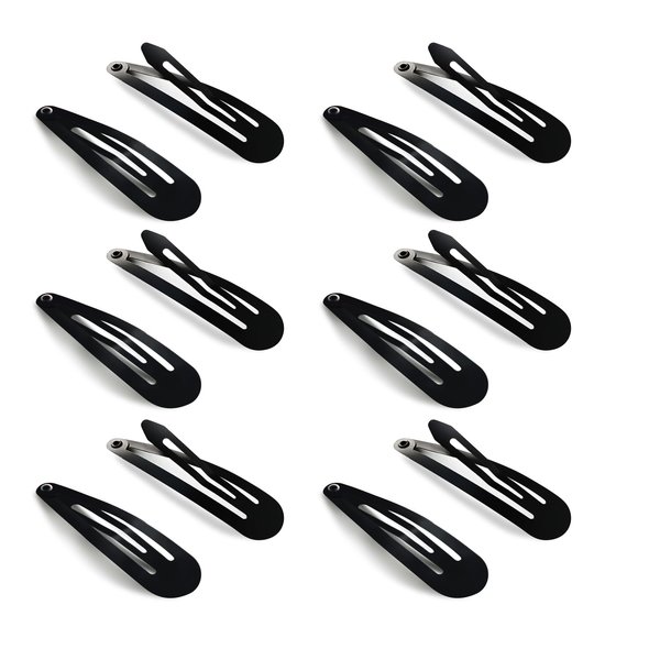 Snap Hair Clips, Hair Clips Slides, Haalii Hair Clips Metal, Metal Bb Barrettes, 40 Pack 2 Inch Barrettes Women And Girl Metal Snap Hair Clips Accessories Styling