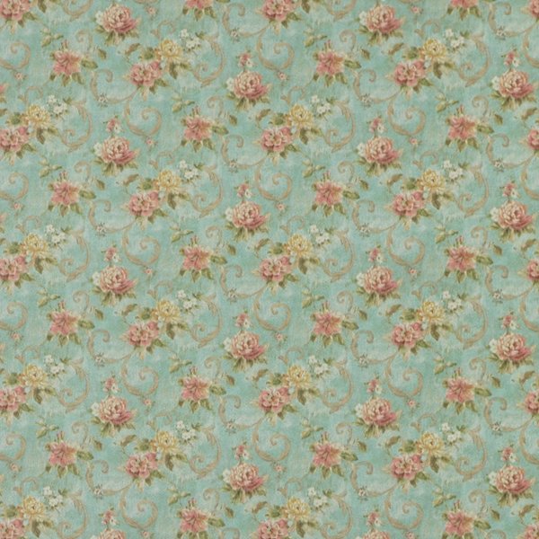iLAND Originality Dollhouse Wallpaper 39 * 17 inch, Dollhouse Accessories on 1:12 Scale or 1:6 Scale (Blossom)