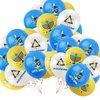 LOONELO Happy Hanukkah Latex Balloons, 36pcs Menorah Dreidel Festival of Lights Balloons, Chanukah Theme Balloons for Hanukkah Party Jewish Holiday Party Indoor Outdoor Home Yard Decoration Supplies