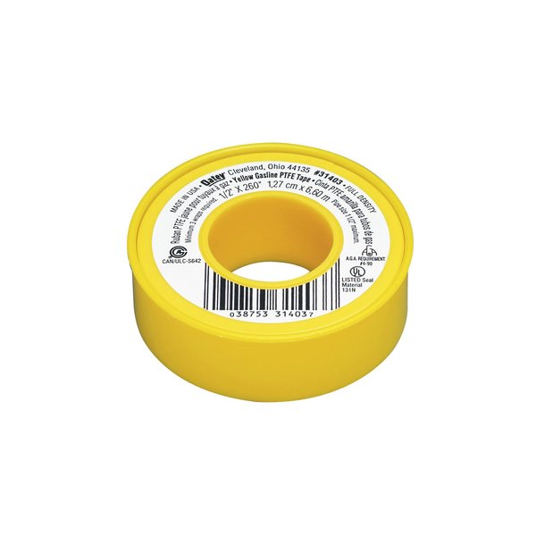 Oatey 31403 Gas Line Thread Seal Tape, 1/2-Inch x 260-Inch