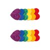 2PCS Rainbow Hair Clip Heart Hair Clips,Crazy Hair Day Accessories for Kids,Pride Rainbow Hair Accessories Cute Hair Clips for Girls