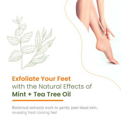 Natural Chemist Mint & Tea Tree Foot Masks Moisturizing Socks - Soften Dry Cracked Feet, Removes Dead Skin Cells, Moisturizing Foot Mask - Cruelty Free Korean Skin Care For All Skin Types - 3 Pairs