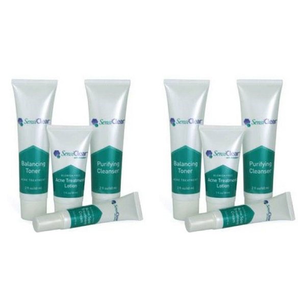 SensiClear 2 Sets Acne Creams Acne Skin Creams Lotion Cure Stop acnes pimples Blemish zits Zit Cream Zit no Benzoyl